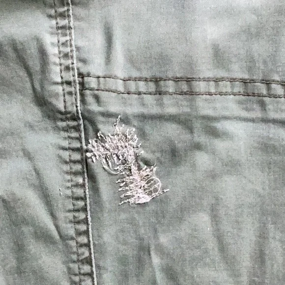 🌲 Vintage Columbia SAGE GREEN DISTRESSED Naturally Twill  SZ 14 - Picture 10 of 16